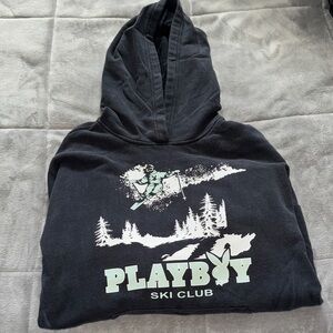 PacSun Black Ski Club Hoodie